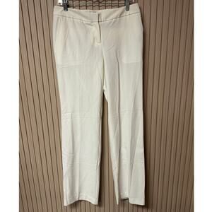 Calvin Klein Women’s Mid Straight-Leg Suit Pants Black Size 4